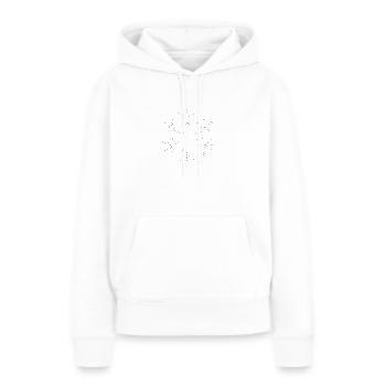 Flocke - Frauen Premium Bio Hoodie - Weiß - Vorne - Julia (174cm)