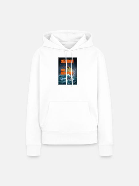 Suche und Rettung - Frauen Premium Bio Hoodie - Weiß