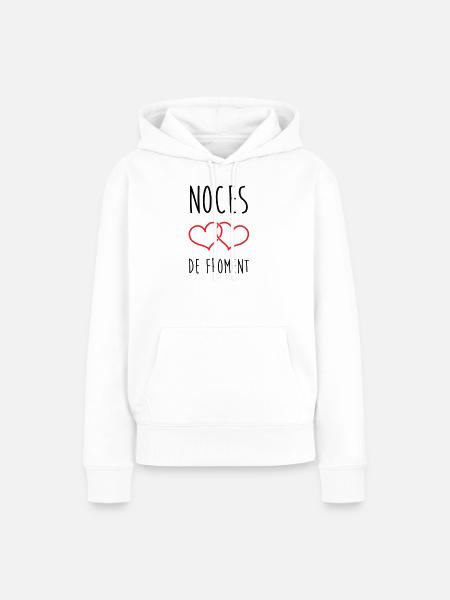 Weizenhochzeit 3 Jahre Ehe - Frauen Premium Bio Hoodie - Weiß