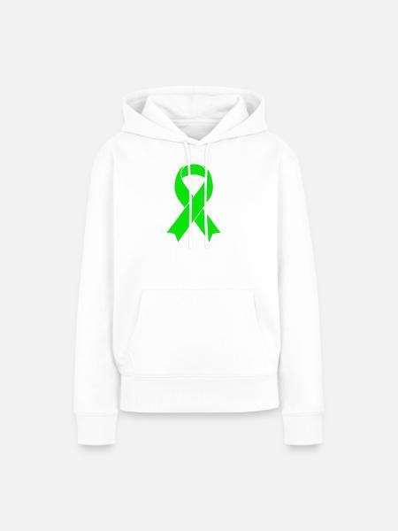 Bewusstseinsband - Frauen Premium Bio Hoodie - Weiß