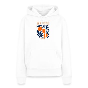 Malaga Spanien Orangen  - Frauen Premium Bio Hoodie - Weiß - Vorne - Julia (174cm)