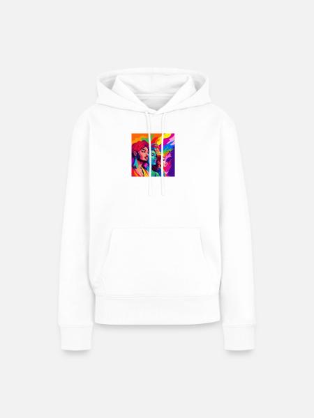 Queer People - Frauen Premium Bio Hoodie - Weiß