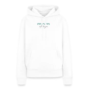 Chemise minimaliste esthétique Mama de Maman - Sweat à capuche Premium bio Femme - blanc - Devant - Julia (174cm)