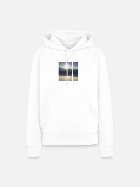 day & night - Frauen Premium Bio Hoodie - Weiß