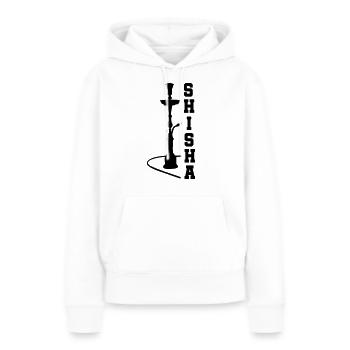 shisha - Frauen Premium Bio Hoodie - Weiß - Vorne - Julia (174cm)