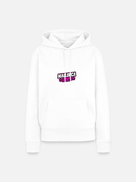 Mallorca 2025 Spruch - Frauen Premium Bio Hoodie - Weiß