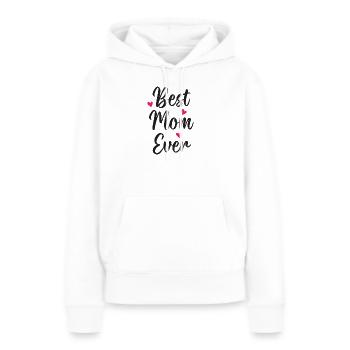 Beste Mutter aller Zeiten - Frauen Premium Bio Hoodie - Weiß - Vorne - Julia (174cm)