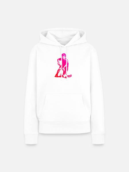 Ein Must Have für echte Unihockey - Frauen Premium Bio Hoodie - Weiß