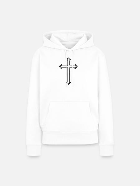 Evil Can Never Be Dead Enough - Frauen Premium Bio Hoodie - Weiß