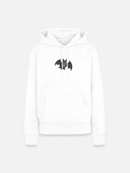 Bad Fly - Frauen Premium Bio Hoodie - Weiß