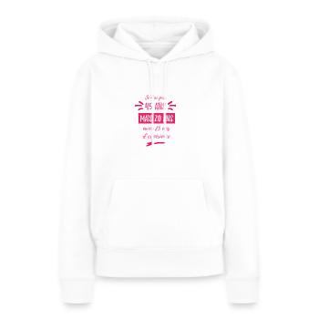 Anniversary woman 45 years - Women’s Premium Organic Hoodie - white - Front - Julia (174cm)