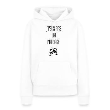 Ehe Hochzeit Liebe Paar Ehemann Frau Braut Love - Frauen Premium Bio Hoodie - Weiß - Vorne - Julia (174cm)