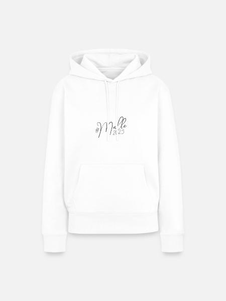 Malle 2025 - Frauen Premium Bio Hoodie - Weiß