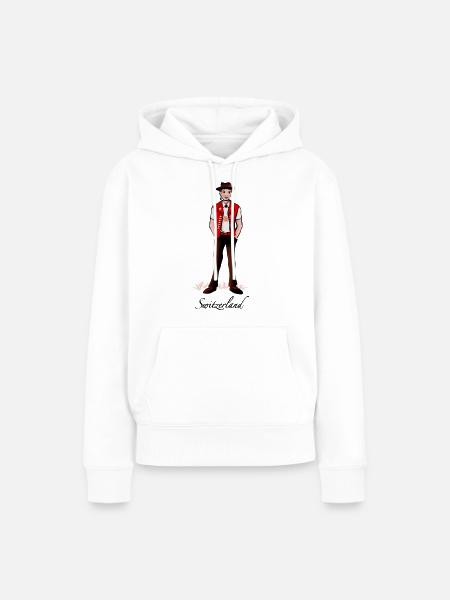 Apenzeller Bueb - Frauen Premium Bio Hoodie - Weiß