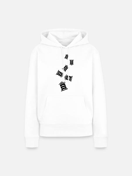 Honig Imker - Frauen Premium Bio Hoodie - Weiß