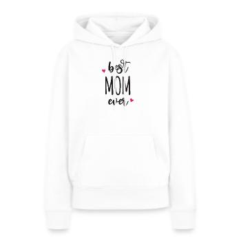 Beste Mutter aller Zeiten - Frauen Premium Bio Hoodie - Weiß - Vorne - Julia (174cm)