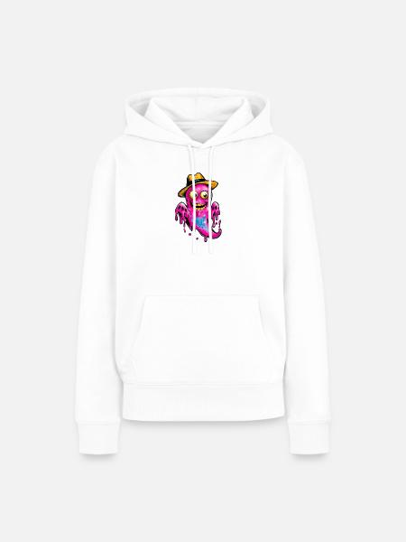 KleinesGespenst - Frauen Premium Bio Hoodie - Weiß