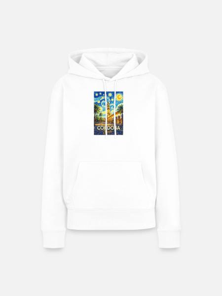 Cordoba Spain - Frauen Premium Bio Hoodie - Weiß