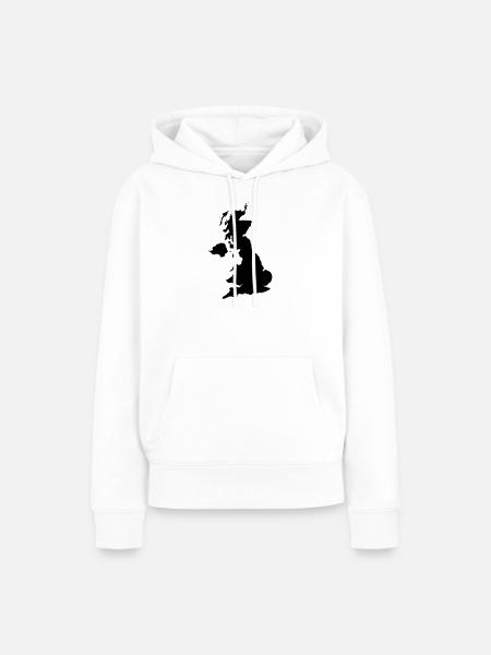 england - Frauen Premium Bio Hoodie - Weiß