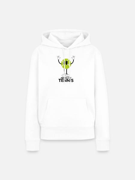 Absolutes Tennis - Frauen Premium Bio Hoodie - Weiß