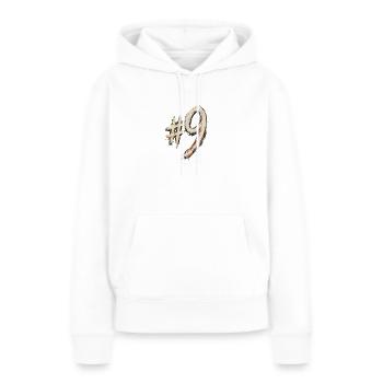 Kreide #9 Hashtag Stil - Frauen Premium Bio Hoodie - Weiß - Vorne - Julia (174cm)