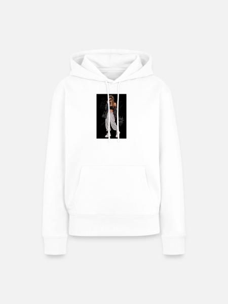 Women - Frauen Premium Bio Hoodie - Weiß