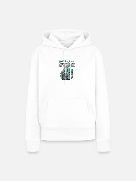 Nur noch ein Kapitel-Apokalypse - Frauen Premium Bio Hoodie - Weiß