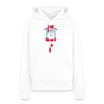 Kuckuck - Frauen Premium Bio Hoodie - Weiß - Vorne - Julia (174cm)