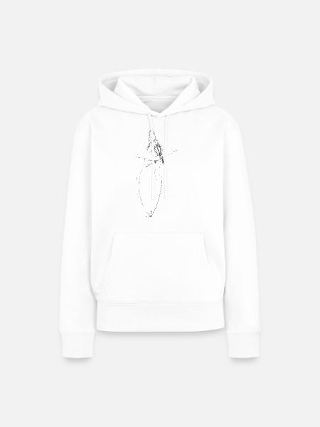 Geiger - Frauen Premium Bio Hoodie - Weiß