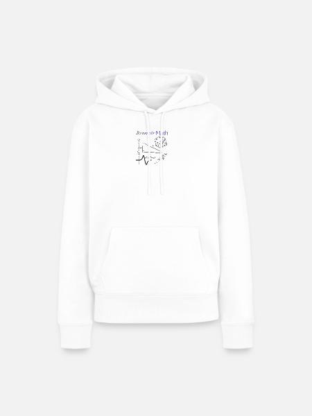 Its time for math - Frauen Premium Bio Hoodie - Weiß
