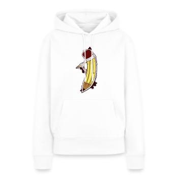 Ein Bleistift bringt einen Bleistift - Frauen Premium Bio Hoodie - Weiß - Vorne - Julia (174cm)