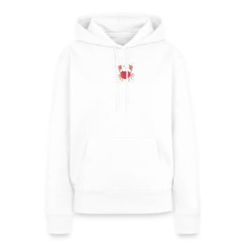 Krebs Sternzeichen - Frauen Premium Bio Hoodie - Weiß - Vorne - Julia (174cm)
