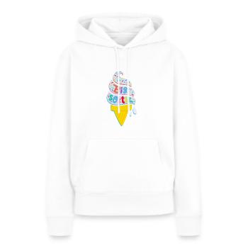 Play-Doh Big Softie Design De La Glace Douce - Sweat à capuche Premium bio Femme - blanc - Devant - Julia (174cm)