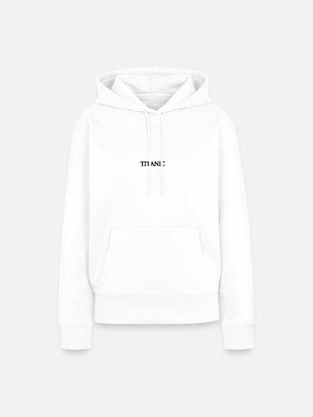 TITANIC - Sweat à capuche Premium bio Femme - blanc