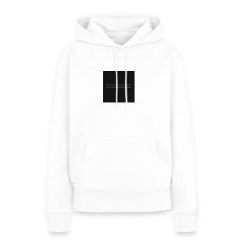 Straße - Frauen Premium Bio Hoodie - Weiß - Vorne - Julia (174cm)