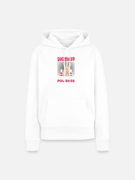 Nageldesigner Nageldesignerin Kosmetik Nagelstudio - Frauen Premium Bio Hoodie - Weiß