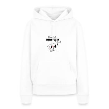 Maillot officiel Scratch - Sweat à capuche Premium bio Femme - blanc - Devant - Julia (174cm)