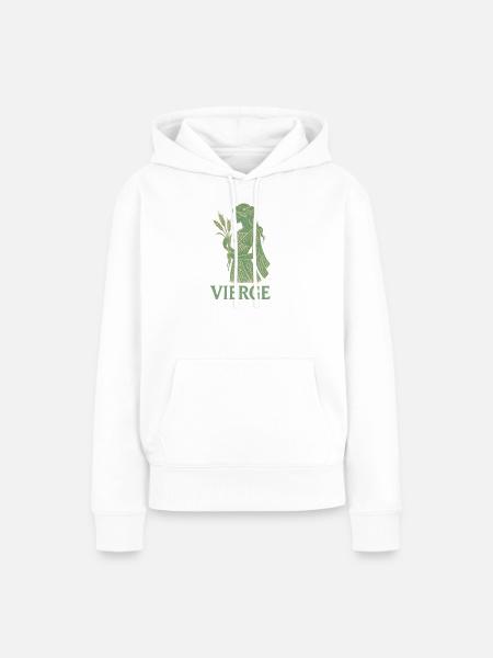 Jungfrau Sternzeichen - Astrologie - Frauen Premium Bio Hoodie - Weiß