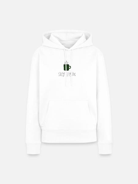 cozy season. - Frauen Premium Bio Hoodie - Weiß