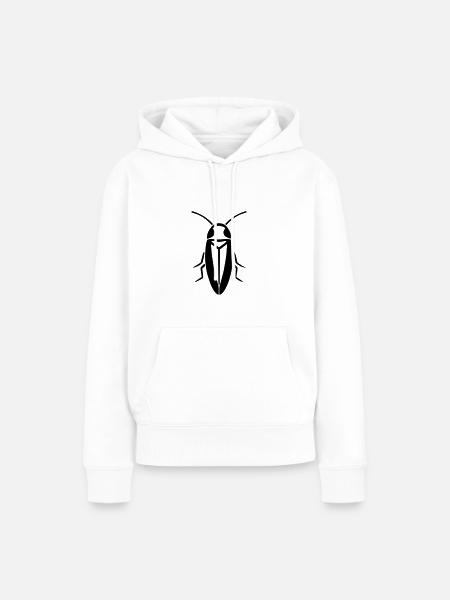 Schabe - Frauen Premium Bio Hoodie - Weiß