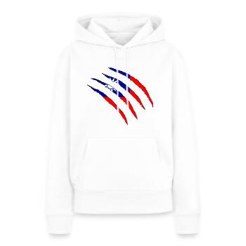 Taiwan - Frauen Premium Bio Hoodie - Weiß - Vorne - Julia (174cm)