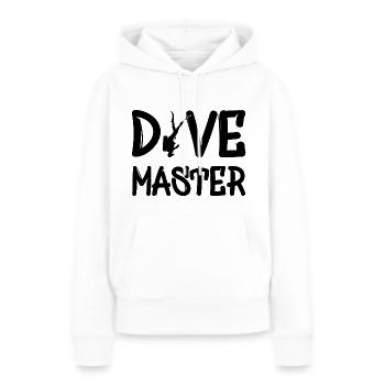 Dive Master - Frauen Premium Bio Hoodie - Weiß - Vorne - Julia (174cm)