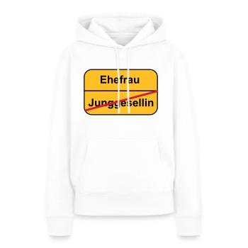 Junggesellinnenabschied - Frauen Premium Bio Hoodie - Weiß - Vorne - Julia (174cm)