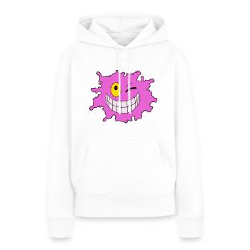 Splash lila - Frauen Premium Bio Hoodie - Weiß - Vorne - Julia (174cm)