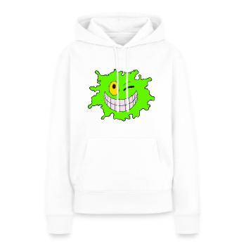 Splash Green - Women’s Premium Organic Hoodie - white - Front - Julia (174cm)