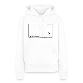 ux ui user experience wireframe website konzept - Frauen Premium Bio Hoodie - Weiß - Vorne - Julia (174cm)