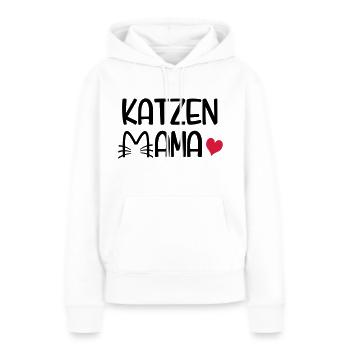 Cats Mom - Women’s Premium Organic Hoodie - white - Front - Julia (174cm)