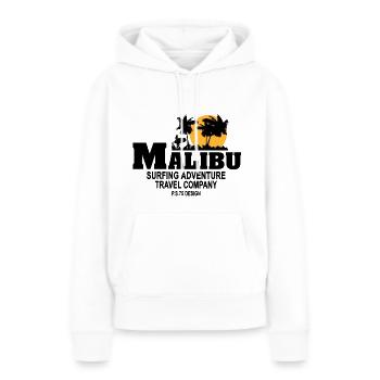 California - Malibu - Surfing - Women’s Premium Organic Hoodie - white - Front - Julia (174cm)