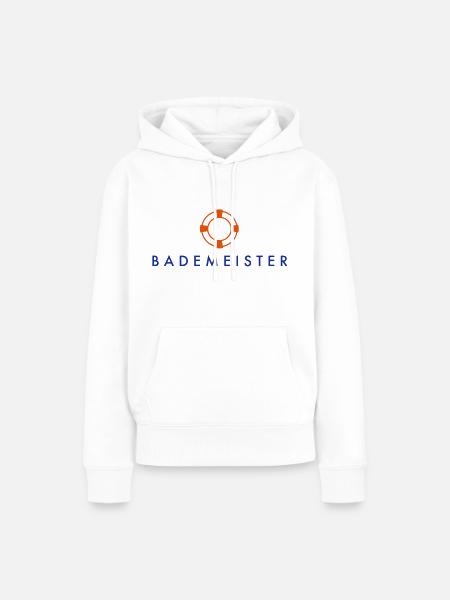 Bademeister - Frauen Premium Bio Hoodie - Weiß
