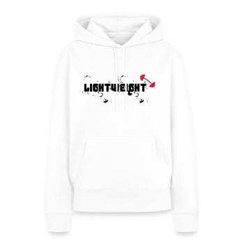 RONNIE COLEMAN LIGHTWEIGHT BABY - Women’s Premium Organic Hoodie - white - Front - Julia (174cm)